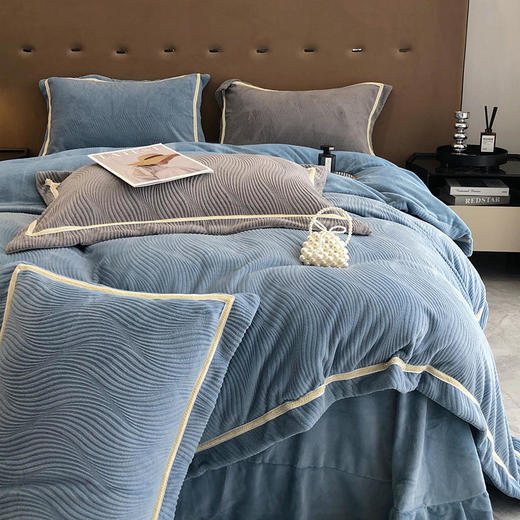 园园亲选南通家纺顶柔沐芸全工艺雲丝绒四件套！暖意绵绵裸睡伴侣 商品图6