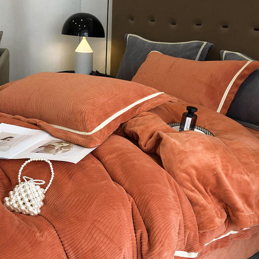 园园亲选南通家纺顶柔沐芸全工艺雲丝绒四件套！暖意绵绵裸睡伴侣 商品图4