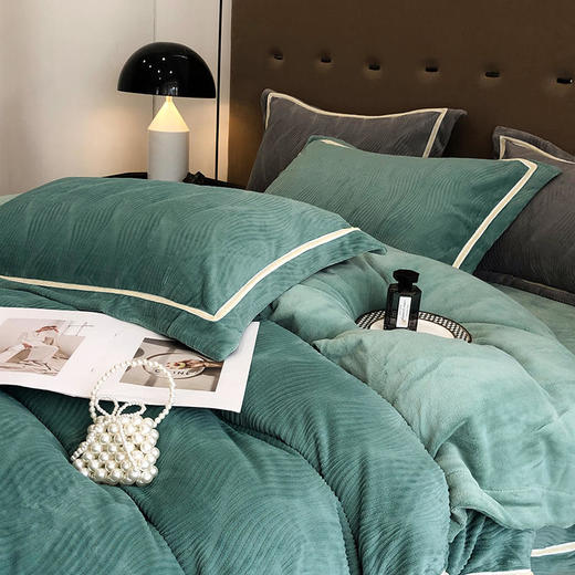 园园亲选南通家纺顶柔沐芸全工艺雲丝绒四件套！暖意绵绵裸睡伴侣 商品图7