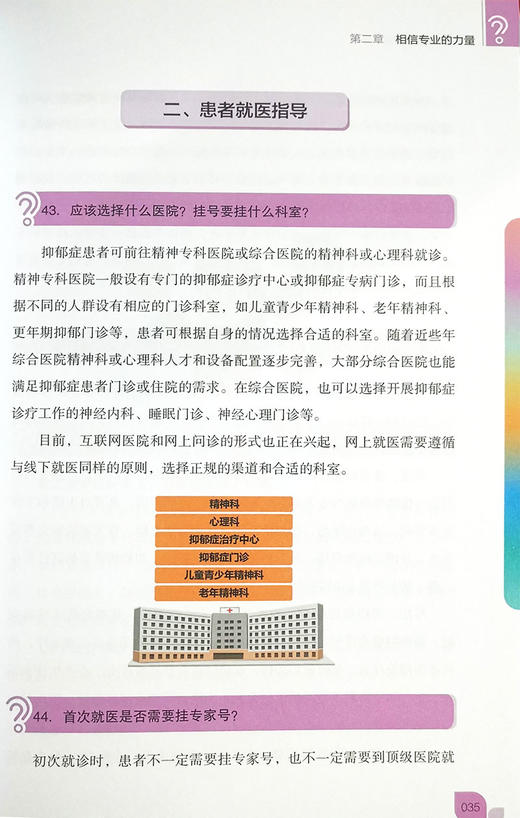 从抑郁到治愈百问百答 司天梅 张进 抑郁症诊疗问题解答建立医患联盟临床药物心理治疗自我管理 科学技术文献出版社9787518994878 商品图4