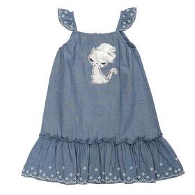 非质量问题不退换哦~Franch cat 小猫牛仔吊带裙