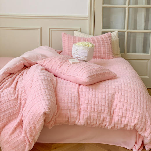 园园亲选南通家纺顶柔小贵妇濑兔毛四件套！ 商品图4