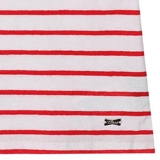 非质量问题不退换哦~Franch cat 条纹亮片草莓T恤 商品图2