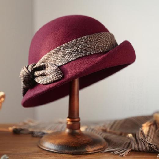 LYX-FW154010新款英伦时尚名媛气质贝雷帽 商品图8