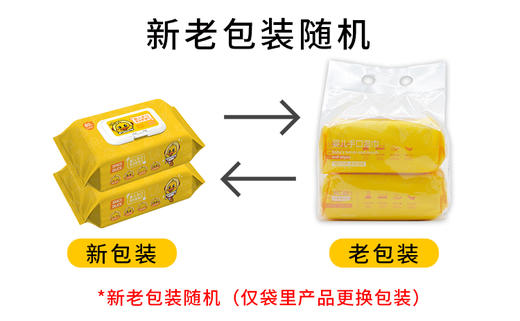 馨宜优品婴儿手口湿巾2包装（220643） 新老包装随机发  超重补邮 商品图1