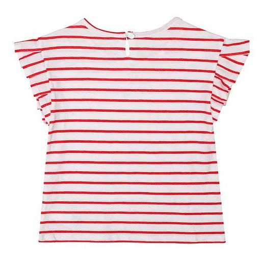 非质量问题不退换哦~Franch cat 条纹亮片草莓T恤 商品图3