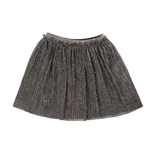 非质量问题不退换哦~Franch cat 黑金百搭小半裙 商品图0