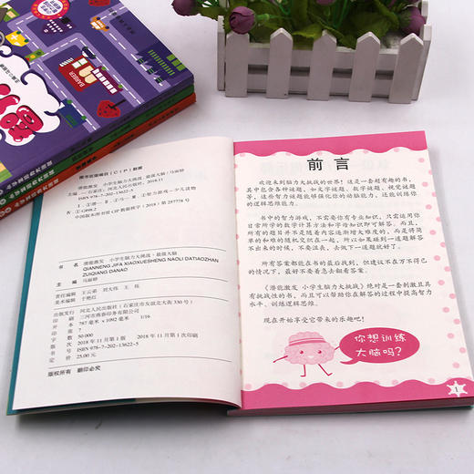 (仓发) 潜能激发—小学生脑力大挑战 ·智力风暴 儿童专注力训练益智游戏书 培养孩子注意力、想象力和思维创作力/河北人民出版社/马丽婷/9787202136218 商品图2