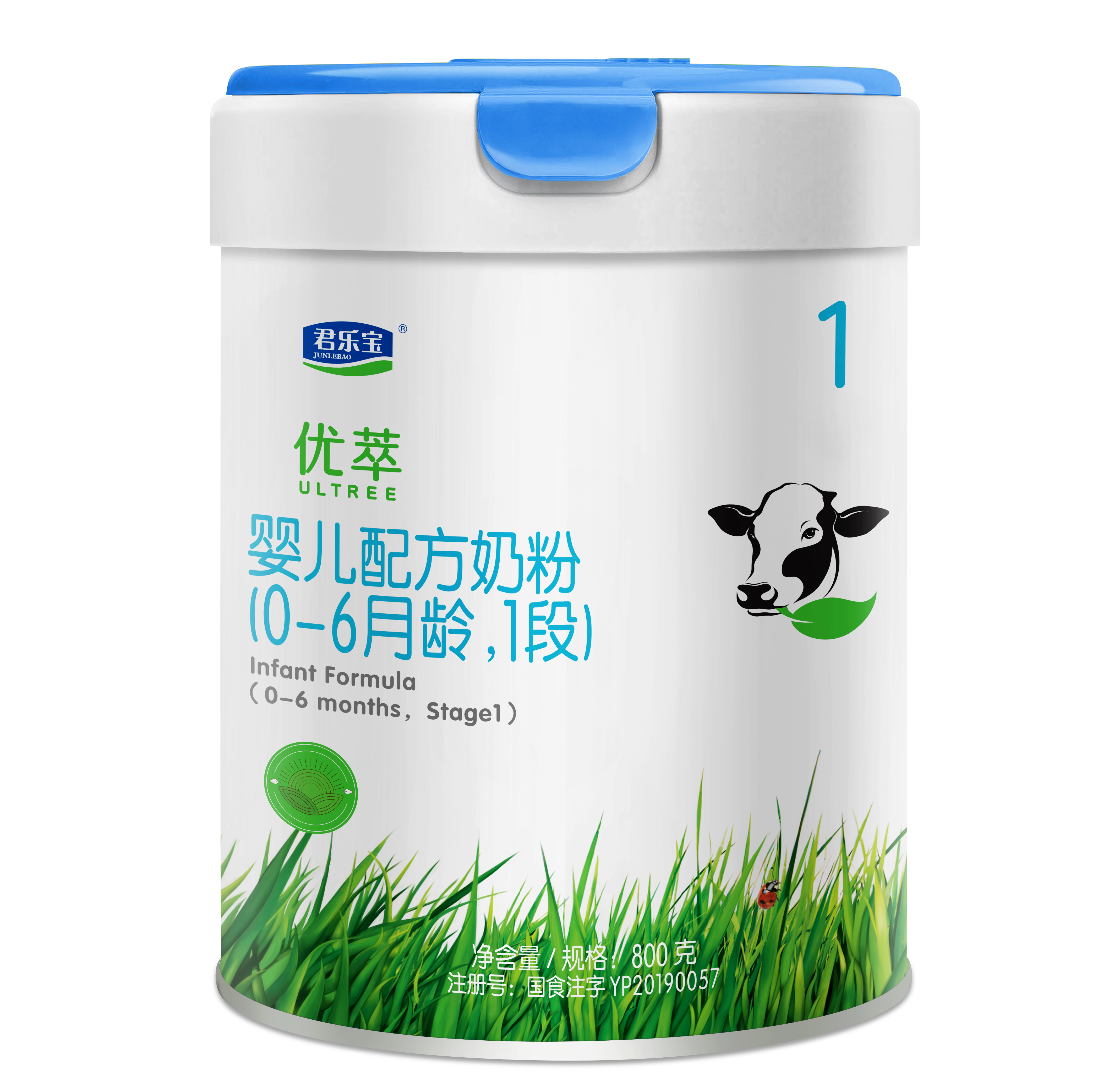 君乐宝优萃有机婴儿配方奶粉800克 1段