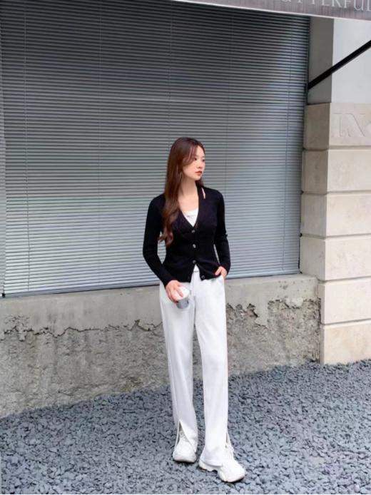 JAMOR加末商场同款时尚假两件针织衫 商品图0