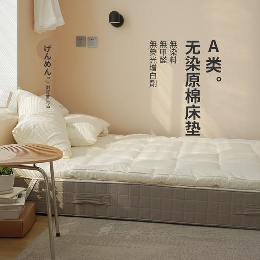 日本日織西川全棉床垫榻榻米五星级酒店床褥双人床舒适床护垫 商品图4