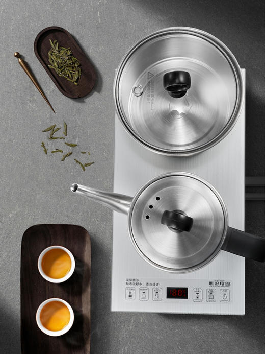 永利汇心好电器底部上水自动烧水家用电热水壶316不锈钢 商品图3