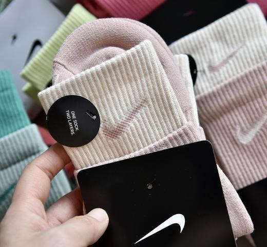 18色-Nike假两件双层加厚棉袜，毛巾底纯棉无骨袜头，男女都能穿 商品图5