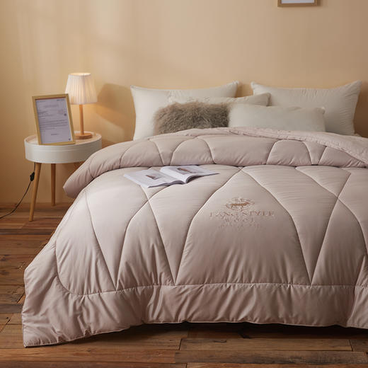 铂金级细羊毛冬被  细如羊绒 软糥贴身 保暖舒适 商品图0