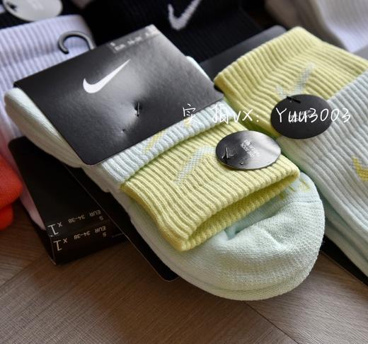 18色-Nike假两件双层加厚棉袜，毛巾底纯棉无骨袜头，男女都能穿 商品图7