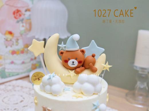 1027CAKE | 翻糖玩偶装饰蛋糕 纯手工 泰迪熊主题 周岁蛋糕 商品图3