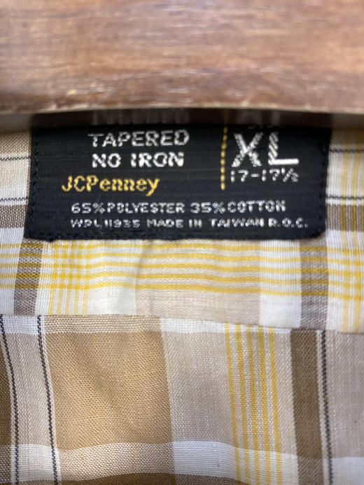 80年代 Vintage 台湾制 
JCPenney 长袖衬衫 _VLS(XL) 商品图2