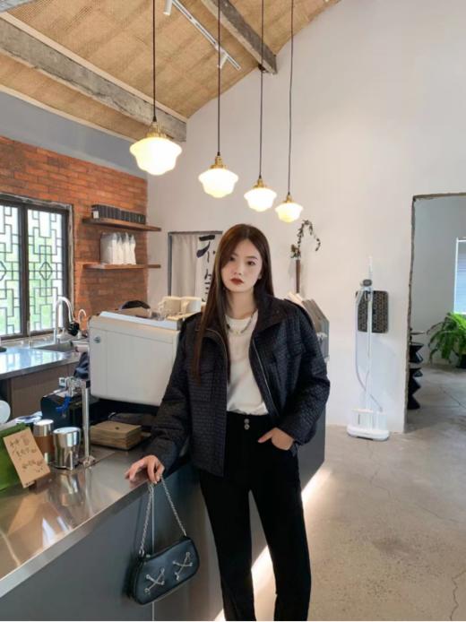 JAMOR新品商场同款绗棉格纹外套 商品图1