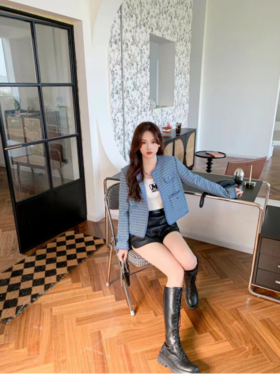 JAMOR加末商场同款时尚小香风外套