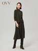 OVV 2022秋冬新款女装简约七分袖针织羊毛开衫 商品缩略图0