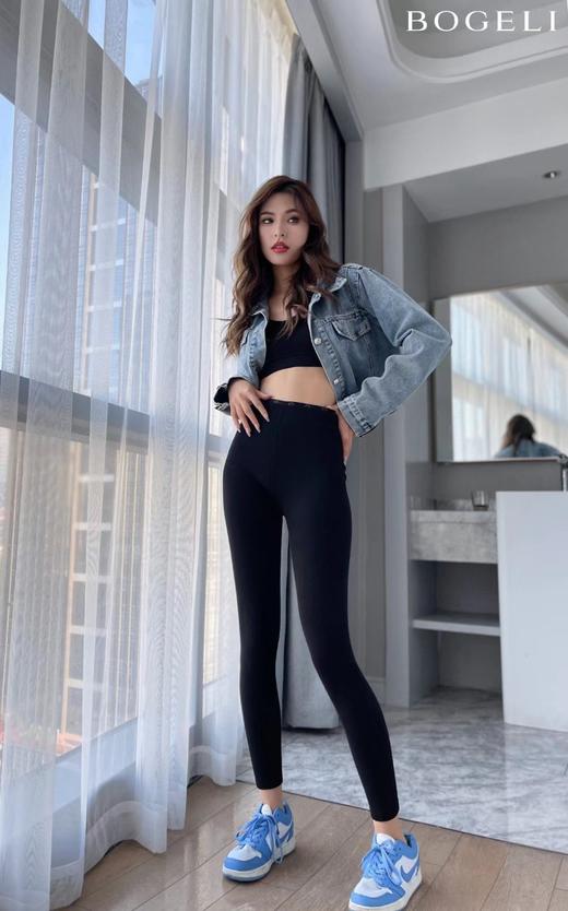 打底裤 裤子 高腰蓄热驼绒 SP999 商品图0