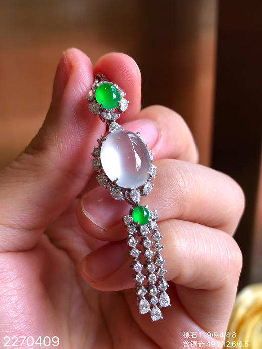 2270409，玻璃蛋面吊坠。具体价格微信咨询 商品图7