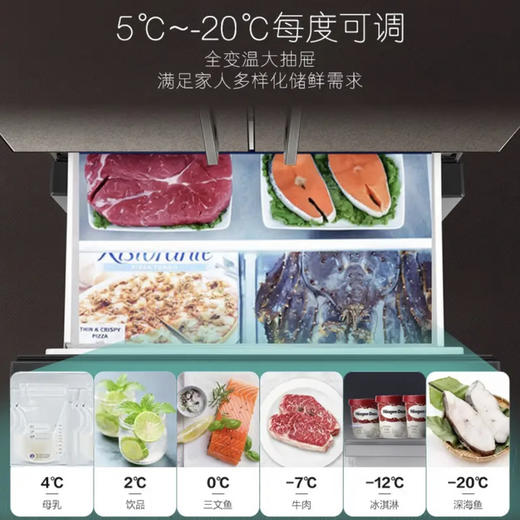 卡萨帝（Casarte）冰箱BCD-502WGCFDM7GYU1 商品图10