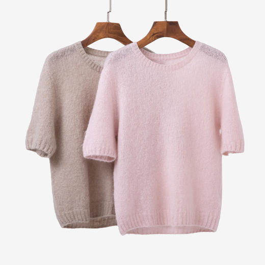 山羊绒套头针织打底衫 商品图1