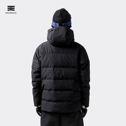 【399反季清仓！700蓬鹅绒】天石短款羽绒外套可加热保暖运动羽绒服男款热能反射滑雪服 商品图3