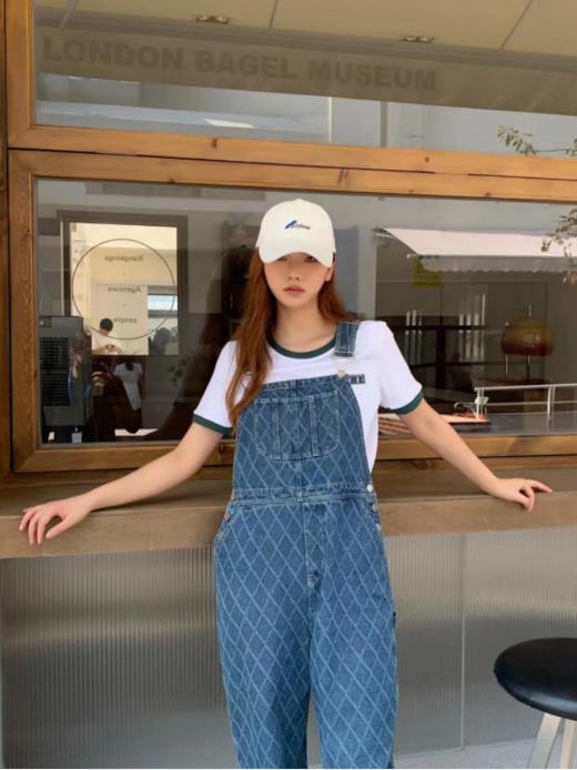 JAMOR加末商场同款时尚背带牛仔裤 商品图2