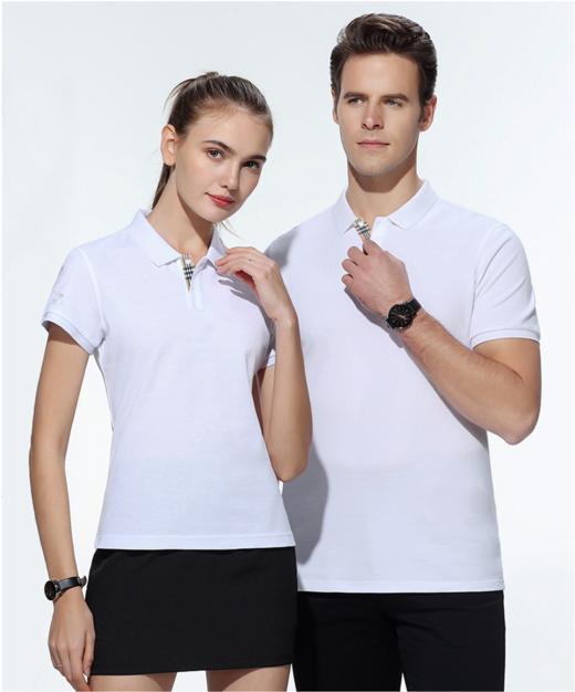 万采互联POLO衫（短袖） 纯棉 时尚百搭 经典版 门襟处点缀复古格纹设计 商品图0