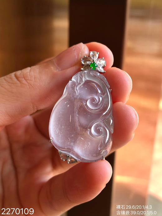 玻璃如意吊坠，2270109。具体价格微信咨询 商品图5