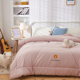 学子澳毛保暖冬被 面料亲肤贴身 立体工艺更保暖