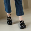 ZHR2022年春秋新款英伦风镜面厚底一脚蹬乐福鞋时尚休闲粗跟单鞋 商品缩略图0