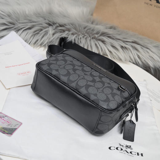 秋季特惠💰430 蔻驰COACH新款男士GRAHAM单肩斜跨相机包c4149新升级的相机包 商品图6