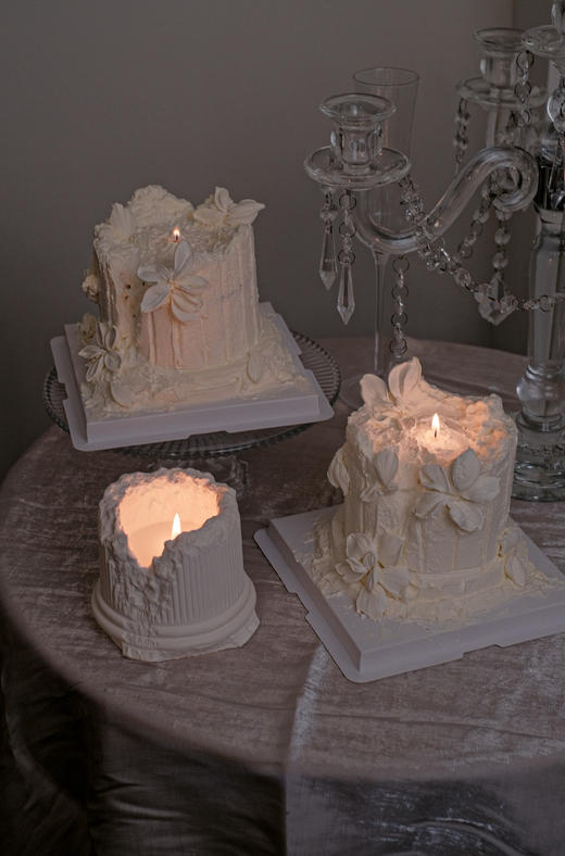 「烛台」原创自主设计款·奶油霜异型蛋糕 商品图3