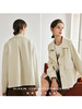 OLrain欧芮儿法式风衣短外套女秋季2022新款宽松设计感小香风上衣 商品缩略图1