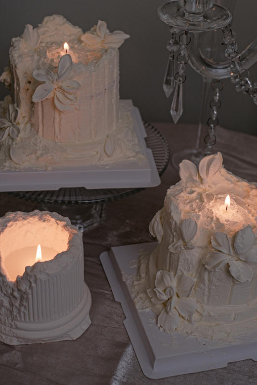 「烛台」原创自主设计款·奶油霜异型蛋糕 商品图2