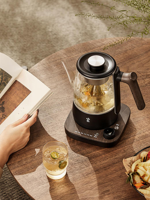 永利汇鸣盏MZ-102智能喷泉煮茶器家用全自动保温茶煮茶壶喷淋式蒸茶壶 商品图1