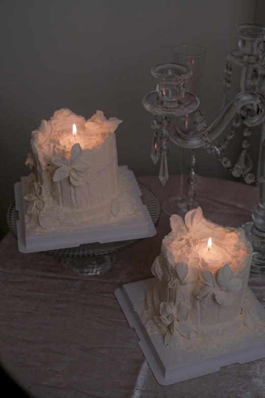 「烛台」原创自主设计款·奶油霜异型蛋糕 商品图1