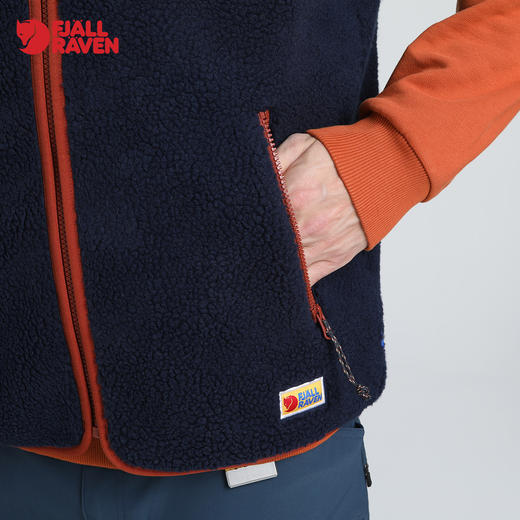 北极狐羊羔绒抓绒马甲男户外保暖宽松简约舒适 87073 商品图4