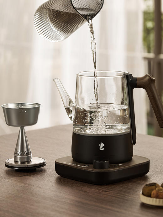 永利汇鸣盏MZ-102智能喷泉煮茶器家用全自动保温茶煮茶壶喷淋式蒸茶壶 商品图3