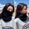 【围脖+面罩 两用】围脖女秋冬季韩版挂耳面罩保暖护颈脖套百搭围巾加厚骑车防风 商品缩略图8