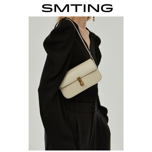 西木汀 第一眼 牛皮小包包女小众单肩腋下包百搭质感斜挎包 商品图3