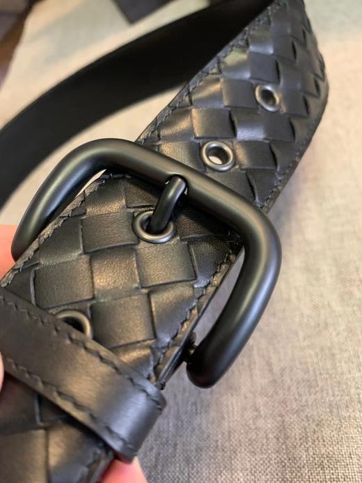 BOTTEGAVENETA葆蝶家男士牛皮编织针扣腰带，货号173784. 商品图4