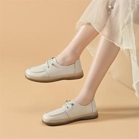 ZHR2022年秋季新款平底舒适复古懒人小白鞋百搭厚底休闲板鞋