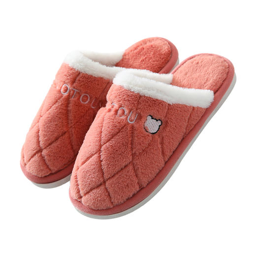 2023新款棉拖鞋女冬季家用室内防滑可爱毛绒家居情侣保暖棉拖男冬sd23 商品图3