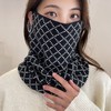 【围脖+面罩 两用】围脖女秋冬季韩版挂耳面罩保暖护颈脖套百搭围巾加厚骑车防风 商品缩略图1