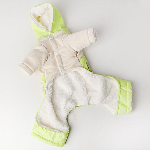 新款宠物小恐龙衣服 加绒加厚 秋冬连帽棉衣棉服四脚 商品图2