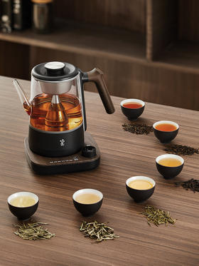 永利汇鸣盏MZ-102智能喷泉煮茶器家用全自动保温茶煮茶壶喷淋式蒸茶壶